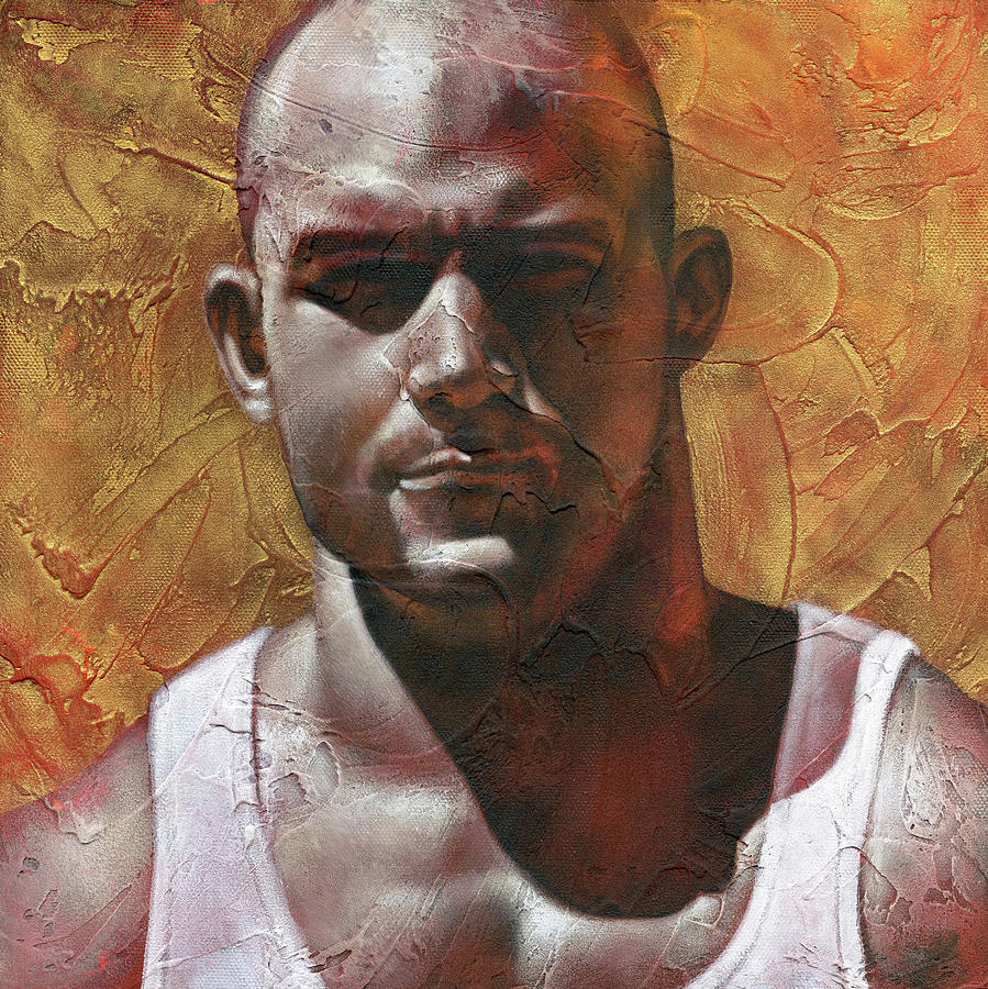 Portrait Painting - Proud by Chris Lopez