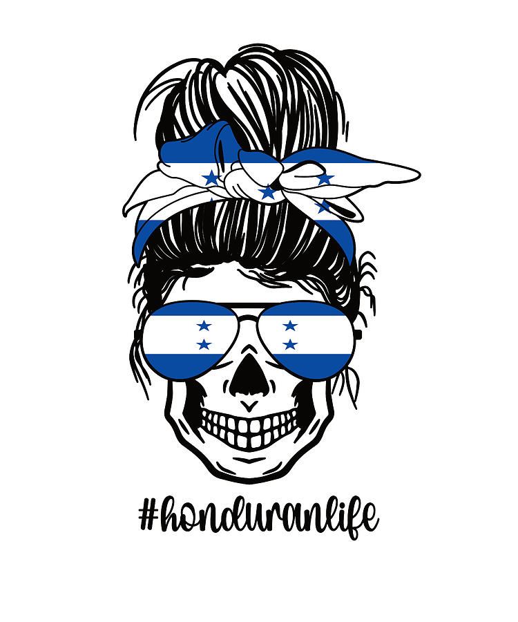 Proud Honduran Girl Honduras Flag Honduran Roots Digital Art By Madeby Jsrg Art 9943