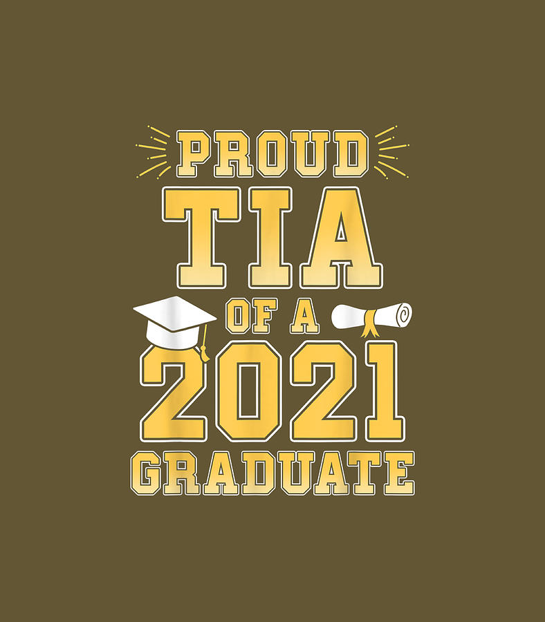 Proud Tia of a 2021 Graduate Mexican Aunt Graduation Party Digital Art ...