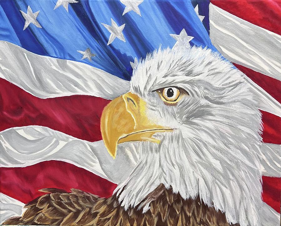 Proud to be an American  Painting by Aimee Carlson