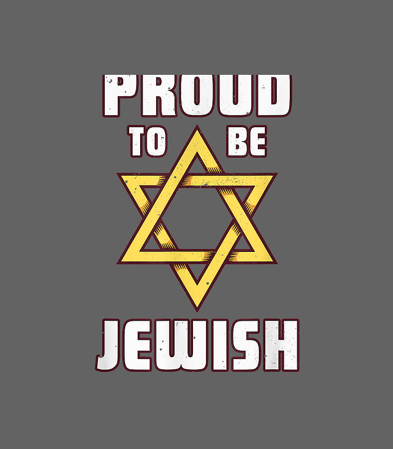 Proud to be Jewish I Hebrew Hanukkah Jewish Digital Art by Caysem Kushu ...