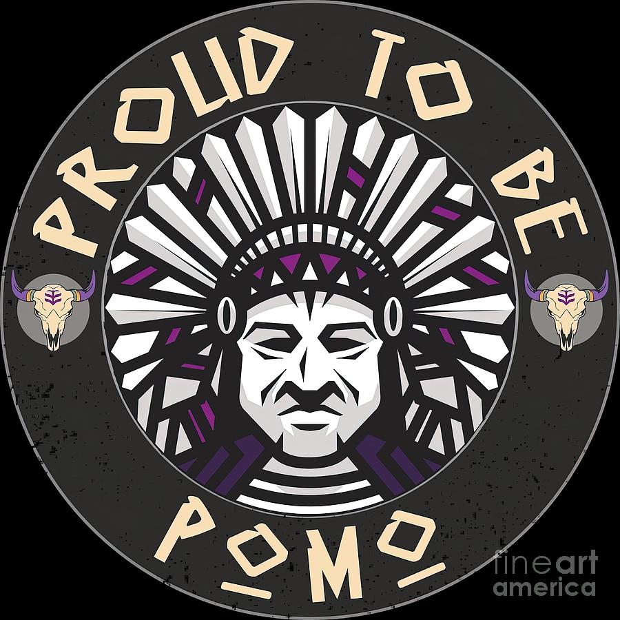 Proud To Be Pomo Native American Indian Tribe Painting by Francesca ...