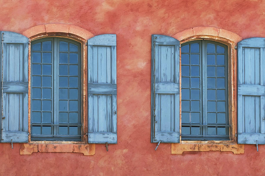 Provencal Windows Photograph by CR Courson