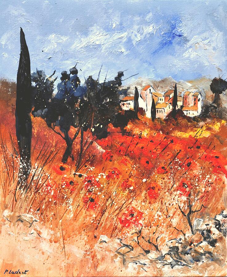 Provence 561111b Painting by Pol Ledent