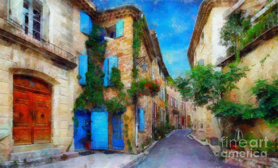 Provence, France  Digital Art by Jerzy Czyz