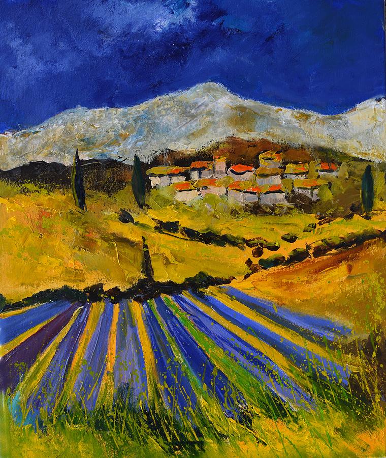 Provence in Vaucluse  Painting by Pol Ledent