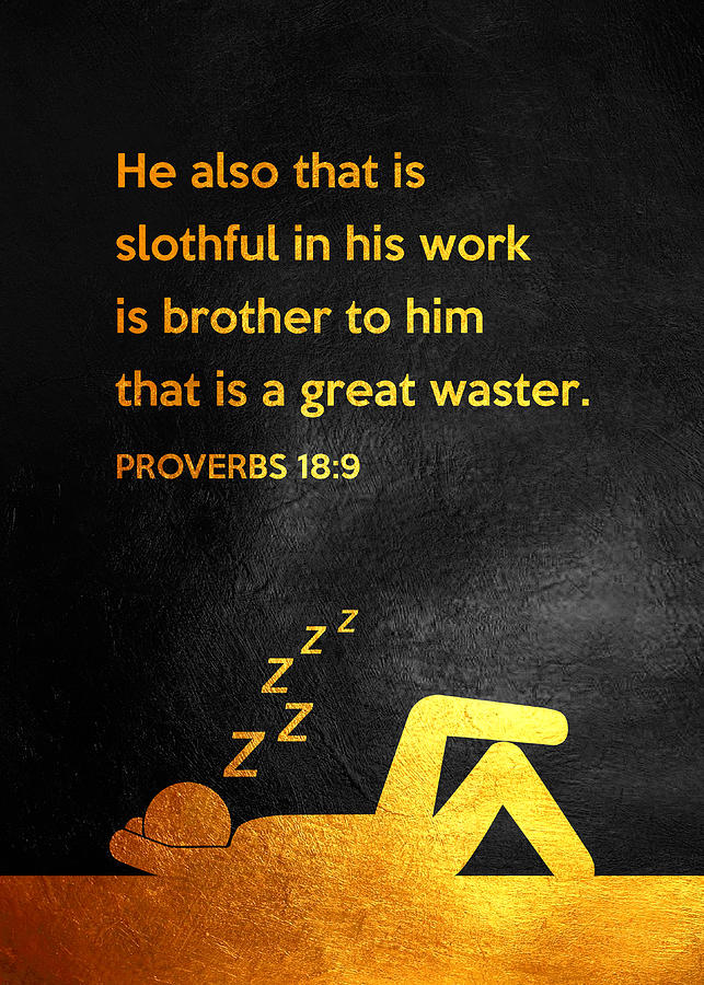 proverbs 18 9 ampc