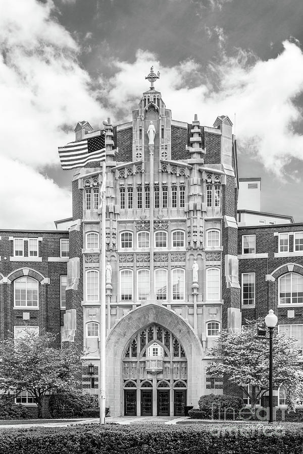 Providence College Harkins Hall Photograph by University Icons