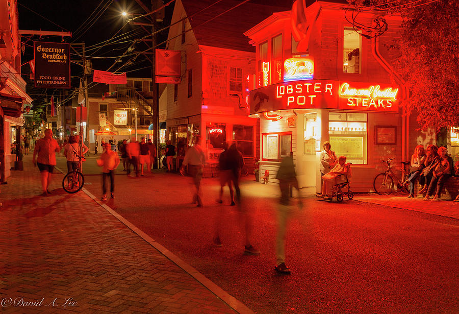 Street Scene Photograph - Provincetown by David Lee