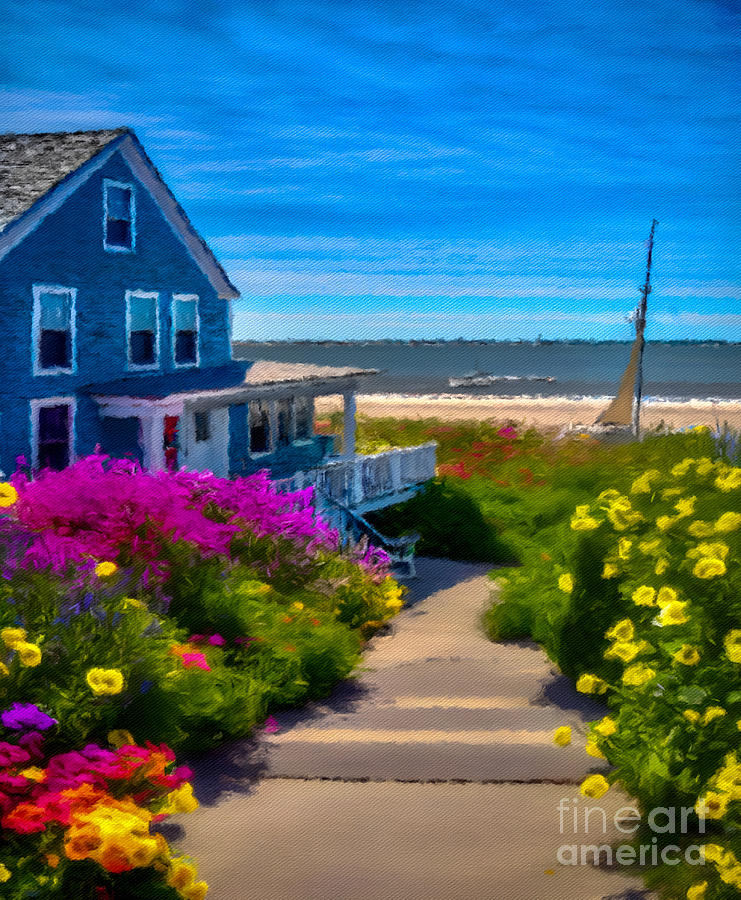 Provincetown in Spring Digital Art by Lauries Intuitive