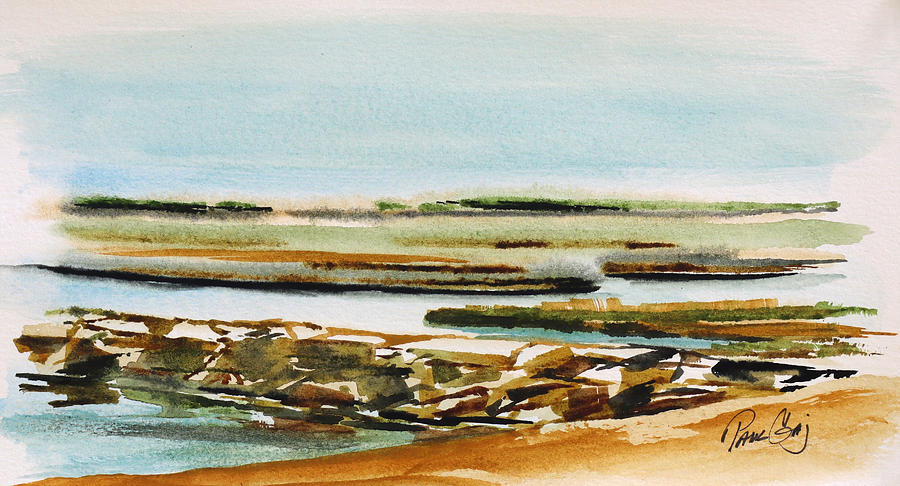 Provincetown Jetty Painting by Paul Gaj
