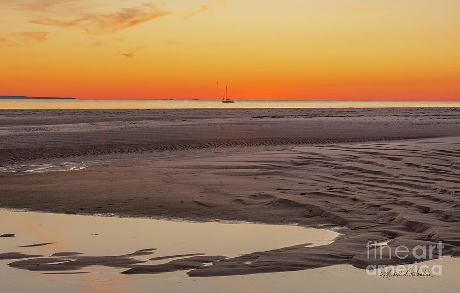 Provincetown Sunset Sail Cape Cod Photograph by Michelle Constantine