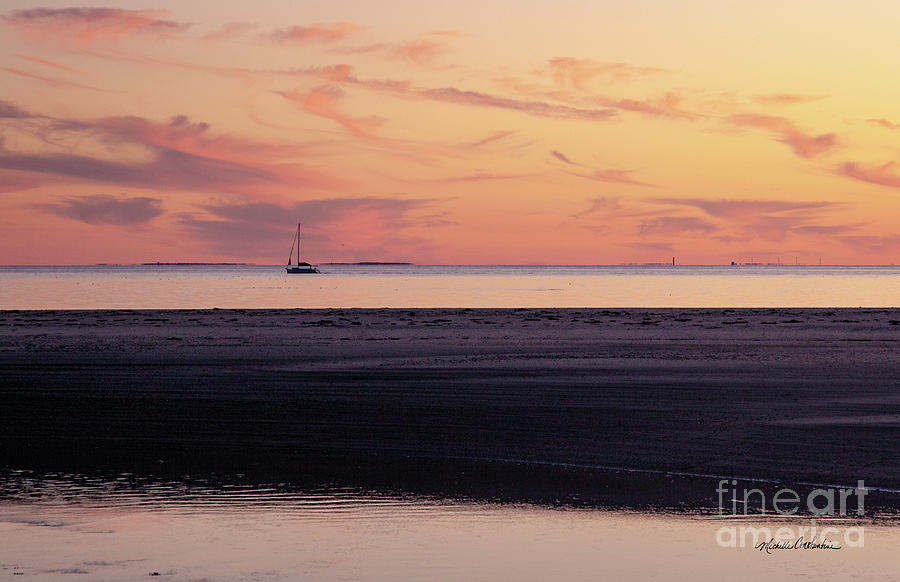 Provincetown Sunset Silohouette Photograph by Michelle Constantine
