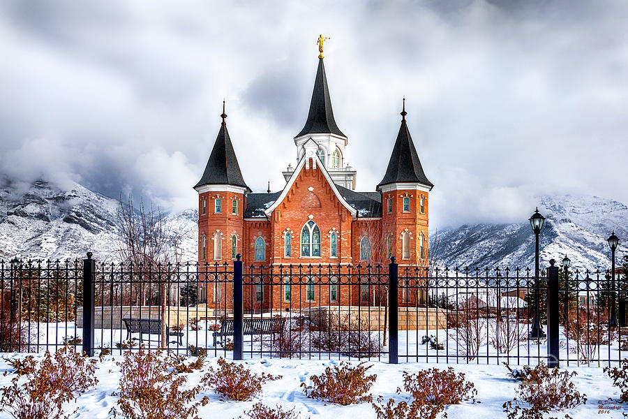 Provo City Center Temple Art A Unique and Special Gift Photograph by David Millenheft