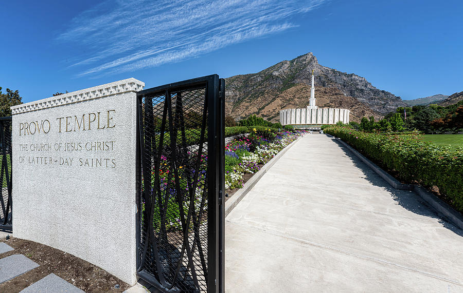 Provo Temple Photograph by Dave Koch
