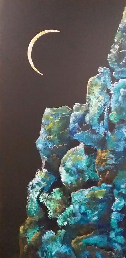 Pryamid Rocks      2024 Painting by Cheryl Nancy Ann Gordon
