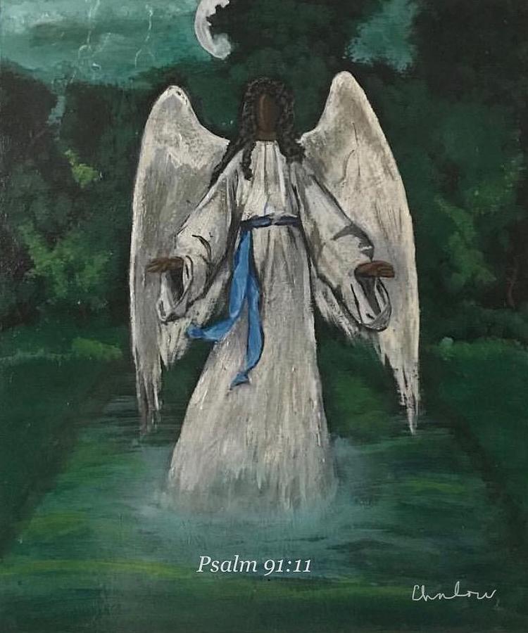 Psalm 91 Angel Painting by Charles Young