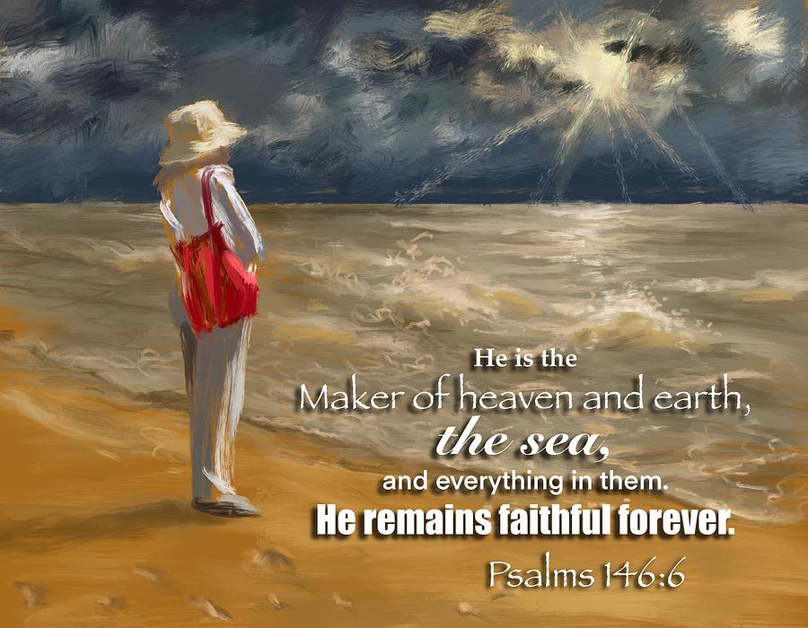 Psalms 146-6 Painting by Larry Whitler