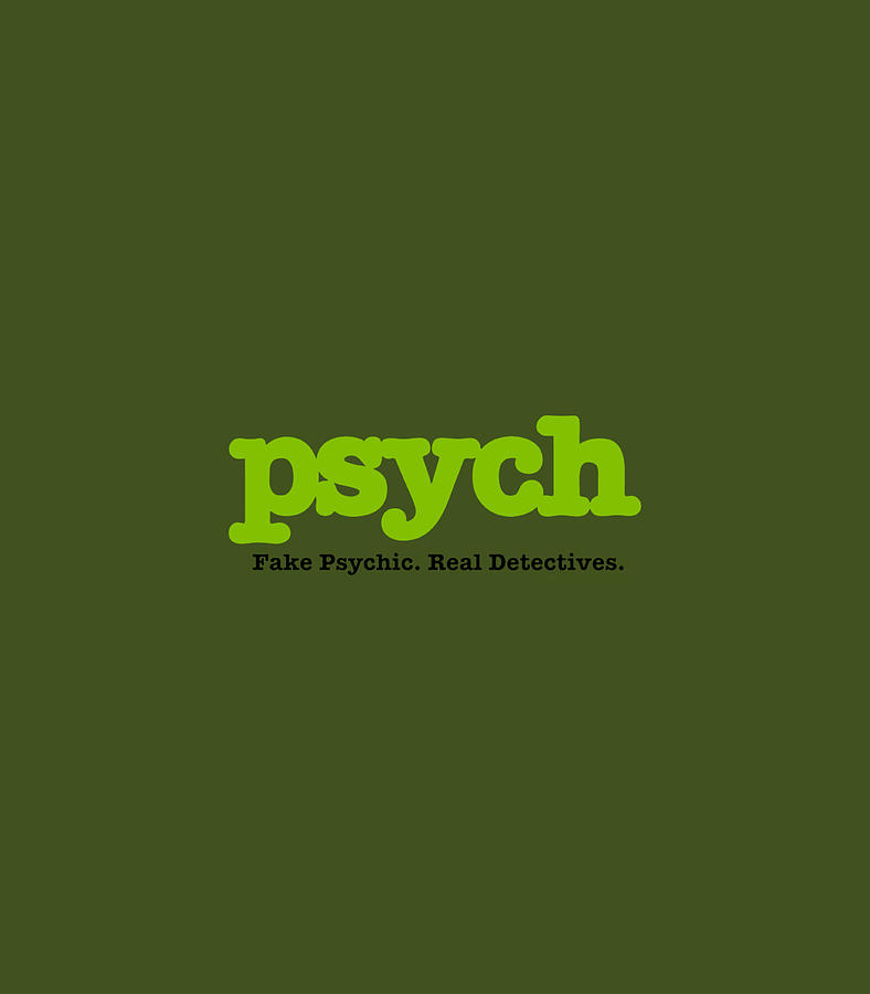 Psych Fake Psychic Real Detectives Hooded Digital Art By Kalyau Shay ...