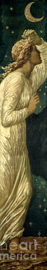 Psyche, Palace Green Murals, 1881 Painting by Edward Burne-Jones