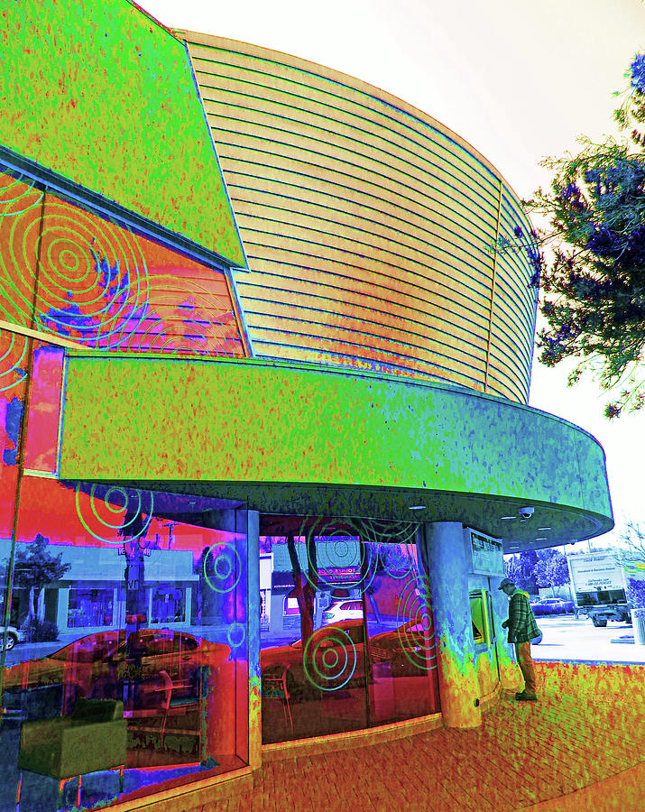 Psychedelic 60s Building Photograph by Andrew Lawrence