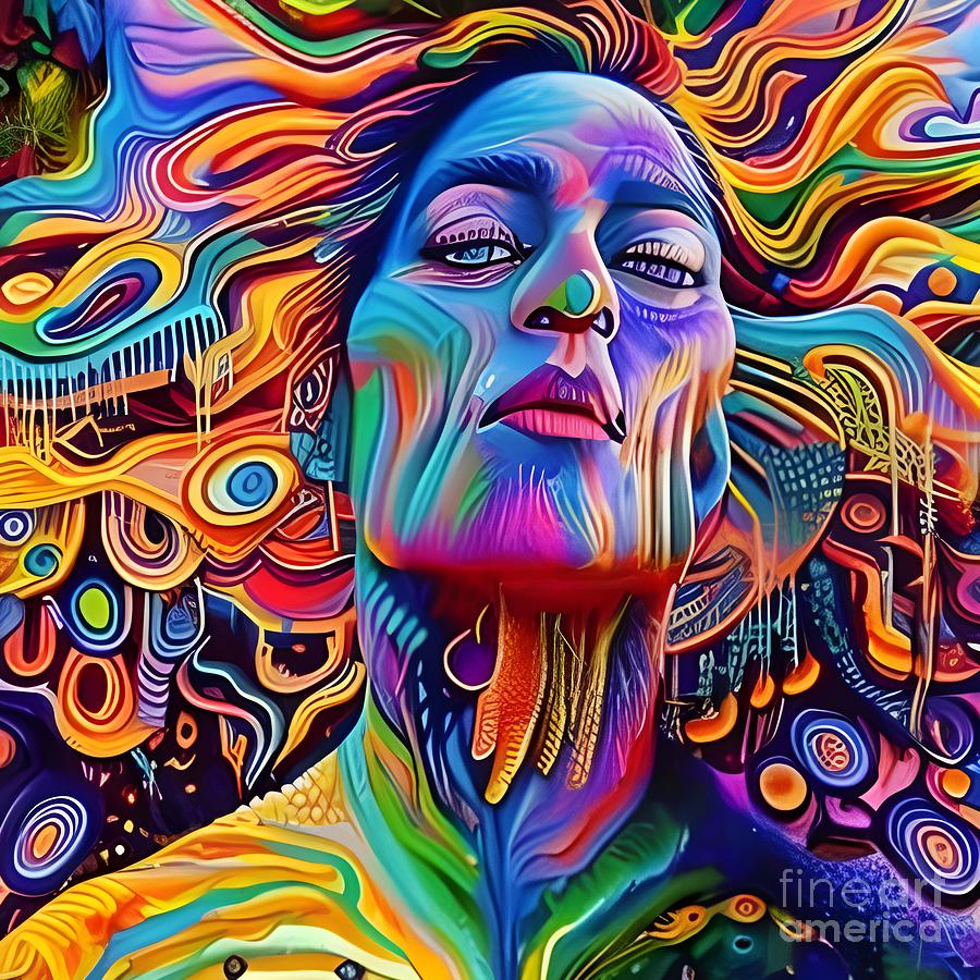 Psychedelic Daydream Painting by Vincent Medici - Fine Art America