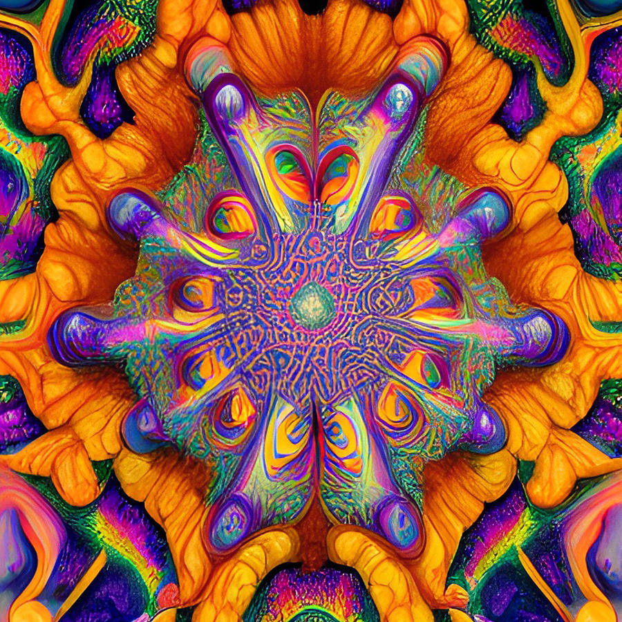 Psychedelic Exhale Digital Art by Dujuan Robertson - Fine Art America