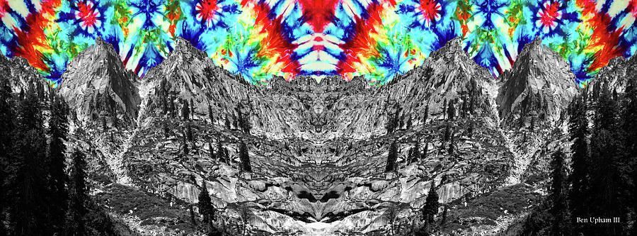 Psychedelic Mountain Mirror #1 Photograph by Ben Upham III