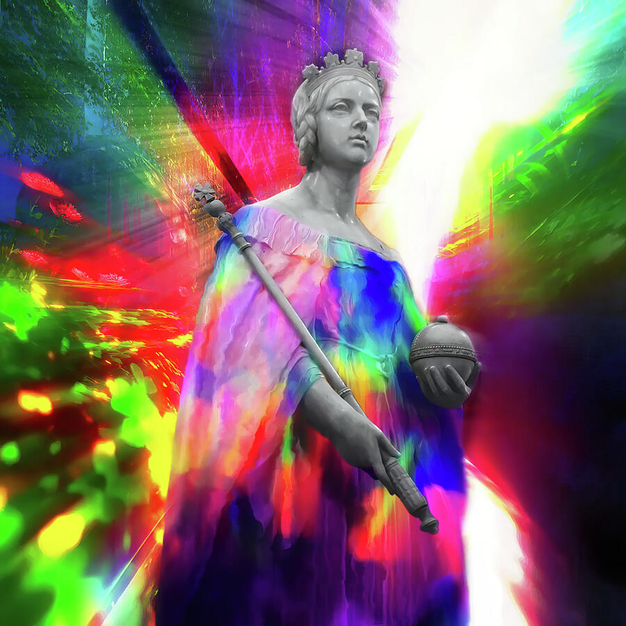 Psychedelic Queen Painting by Jay Salton Psychedelic Queen Painting by Jay Salton