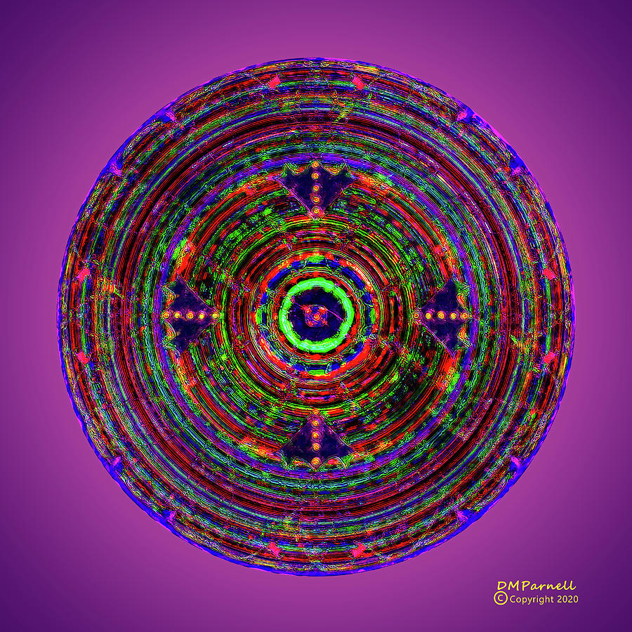 Psychedelic Record Stash Digital Art by Diane Parnell