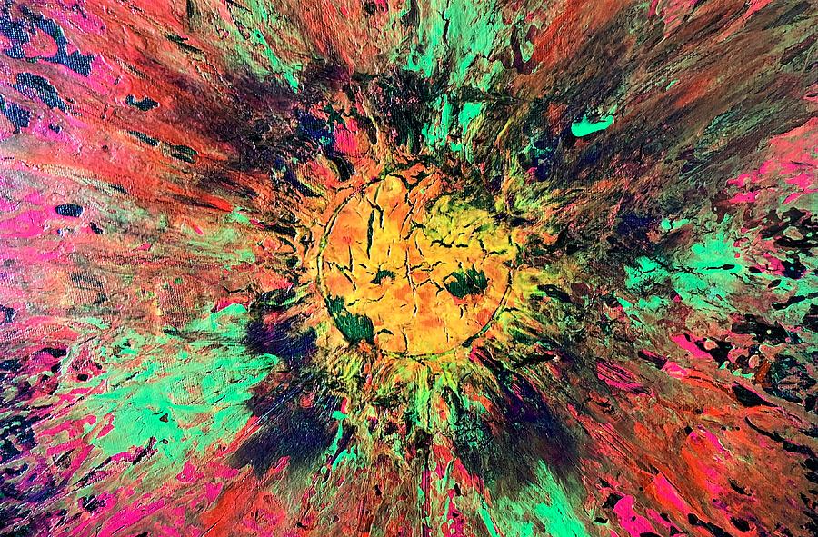 Psychedelic Sun Painting by Michael Trego - Fine Art America