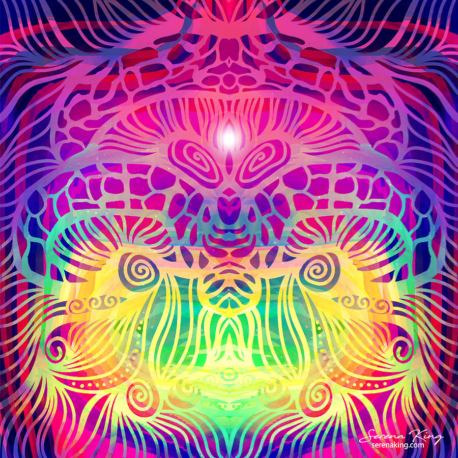 Psychedelic Vision - BG 33 Digital Art by Serena King - Fine Art America