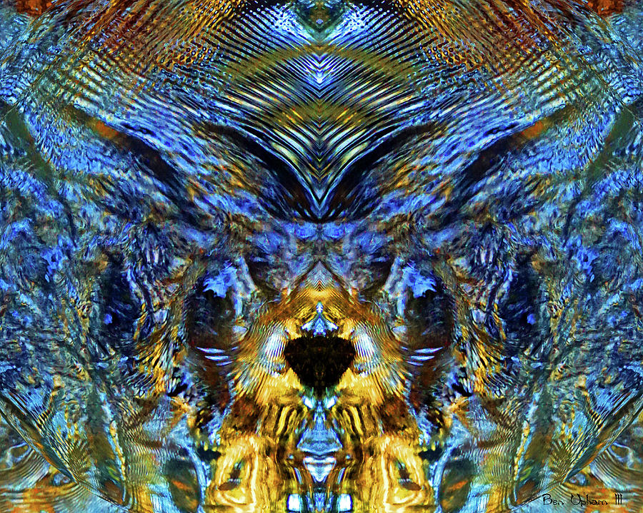 Psychedelicreek #1 with Saturated Colors Photograph by Ben Upham III