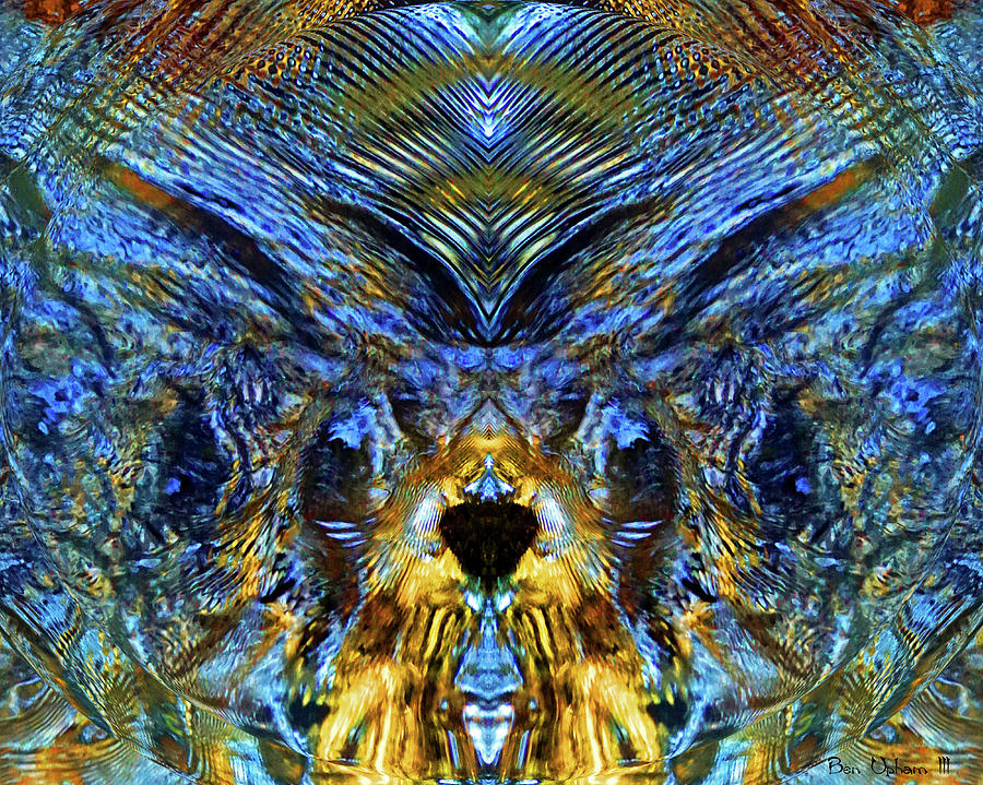 Psychedelicreek #1 with Saturated Colors Sphereized Photograph by Ben Upham III