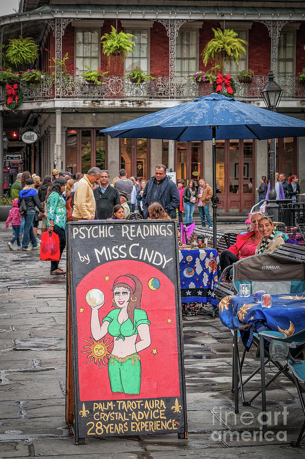Psychic Readings French Quarter NOLA Photograph by Kathleen K Parker