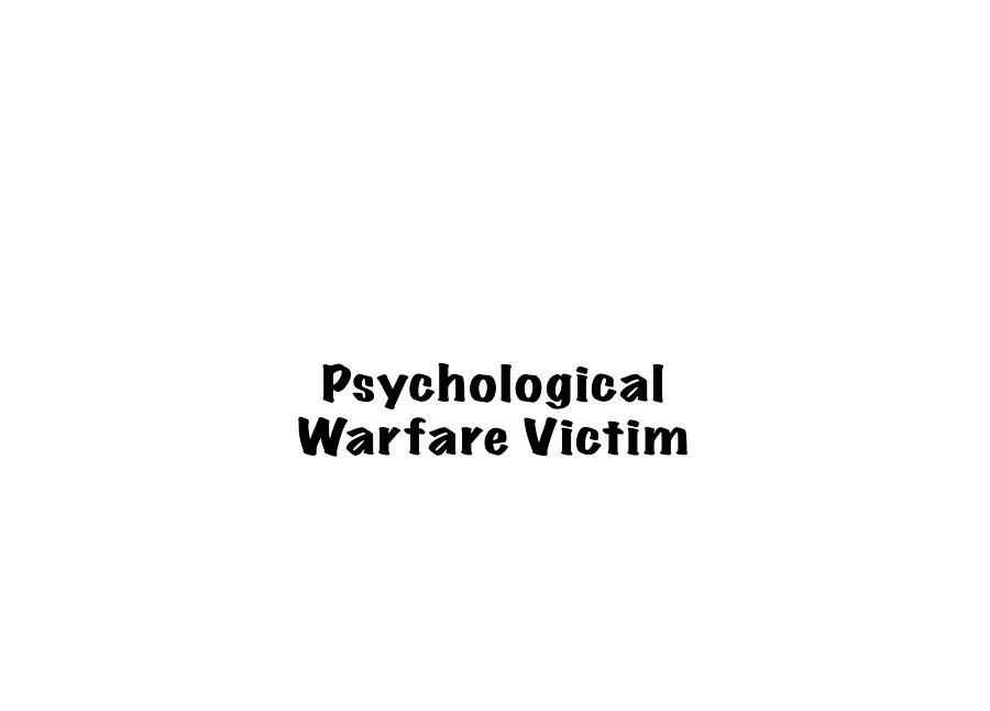 Psychological Warfare Victim Photograph by Mark Stout