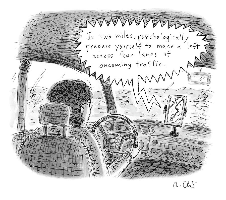 Psychologically Prepare Yourself Drawing by Roz Chast