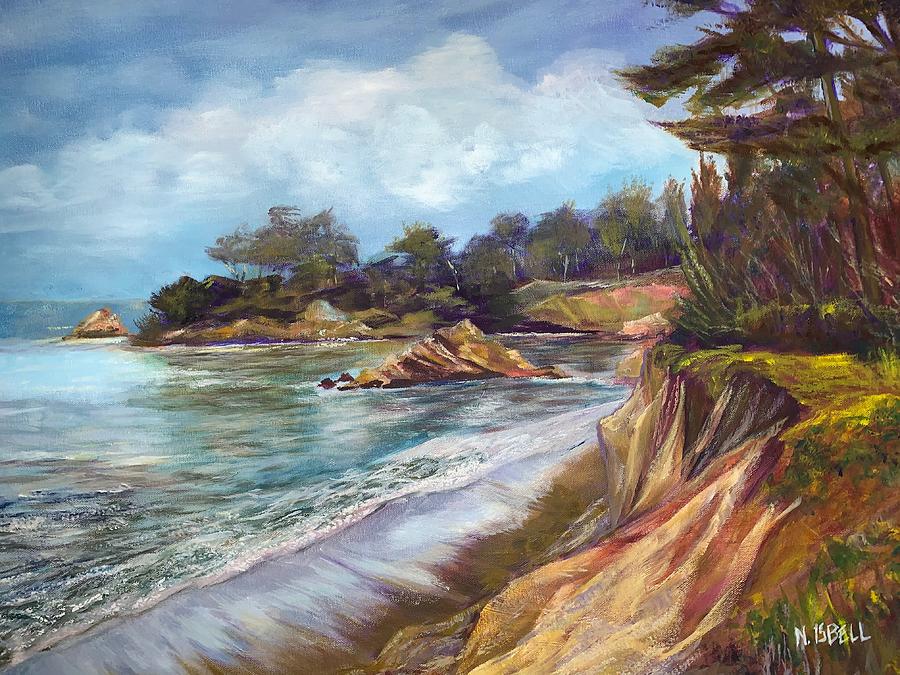 Pt. Lobos View Painting by Nancy Isbell