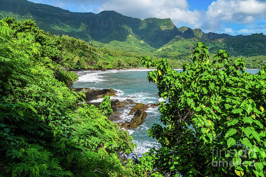Puamau Bay, Hiva Oa, Marquesas Islands Photograph by Lyl Dil Creations