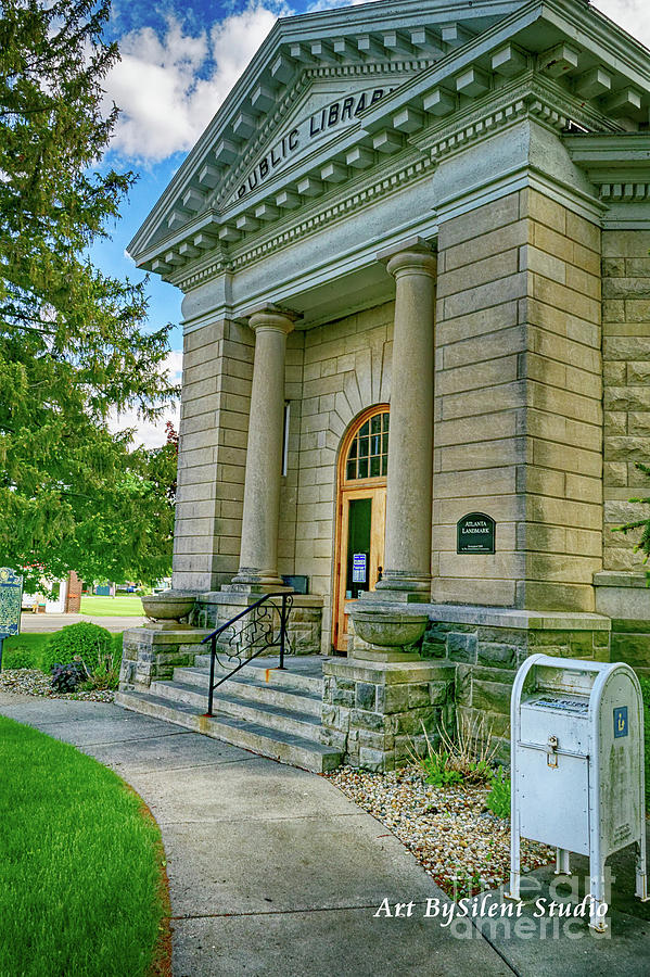 Public Library Atlanta, IL Photograph by Art BySilent Studio