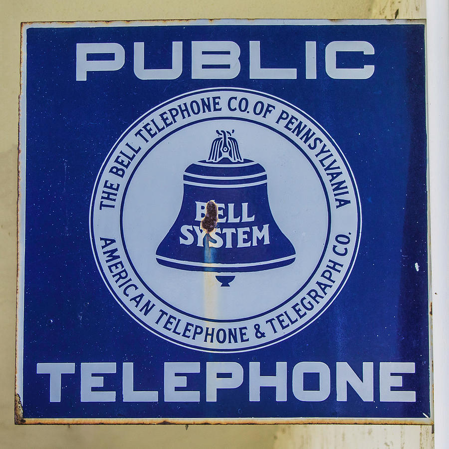 Public Phone Sign Photograph by Robert Wilder Jr