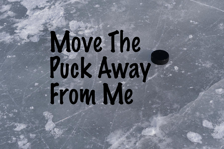 Move the Puck Away Photograph by Steven Ralser