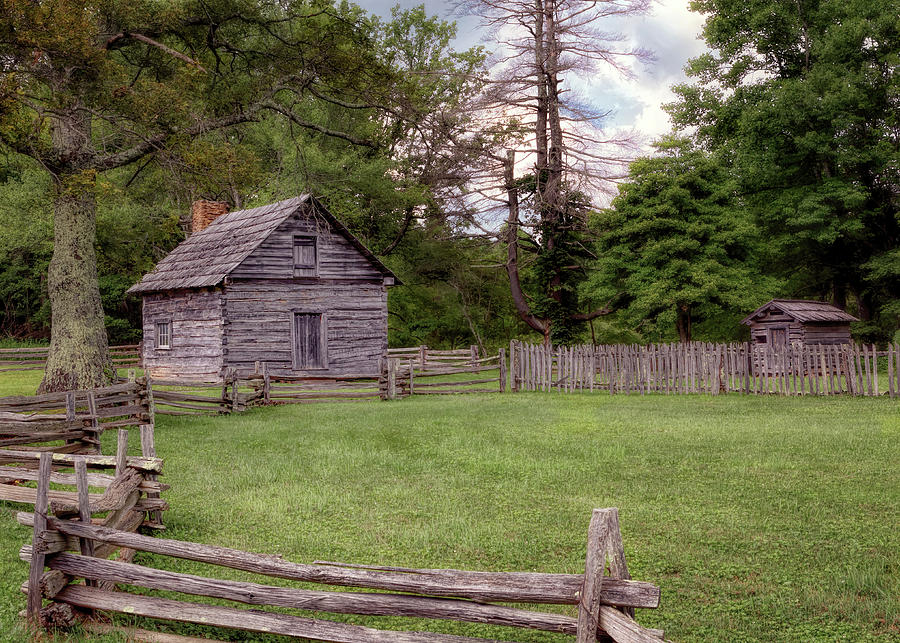 Puckett Cabin - Blue Ridge Parkway Photograph by Susan Rissi Tregoning