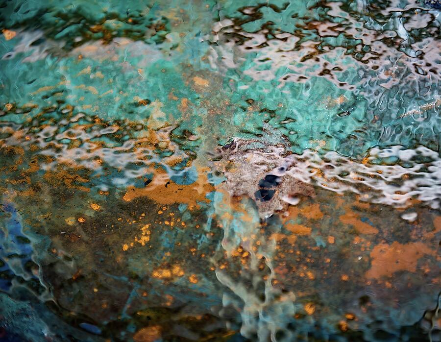 Puddle Abstract Photograph by Tracy Munson