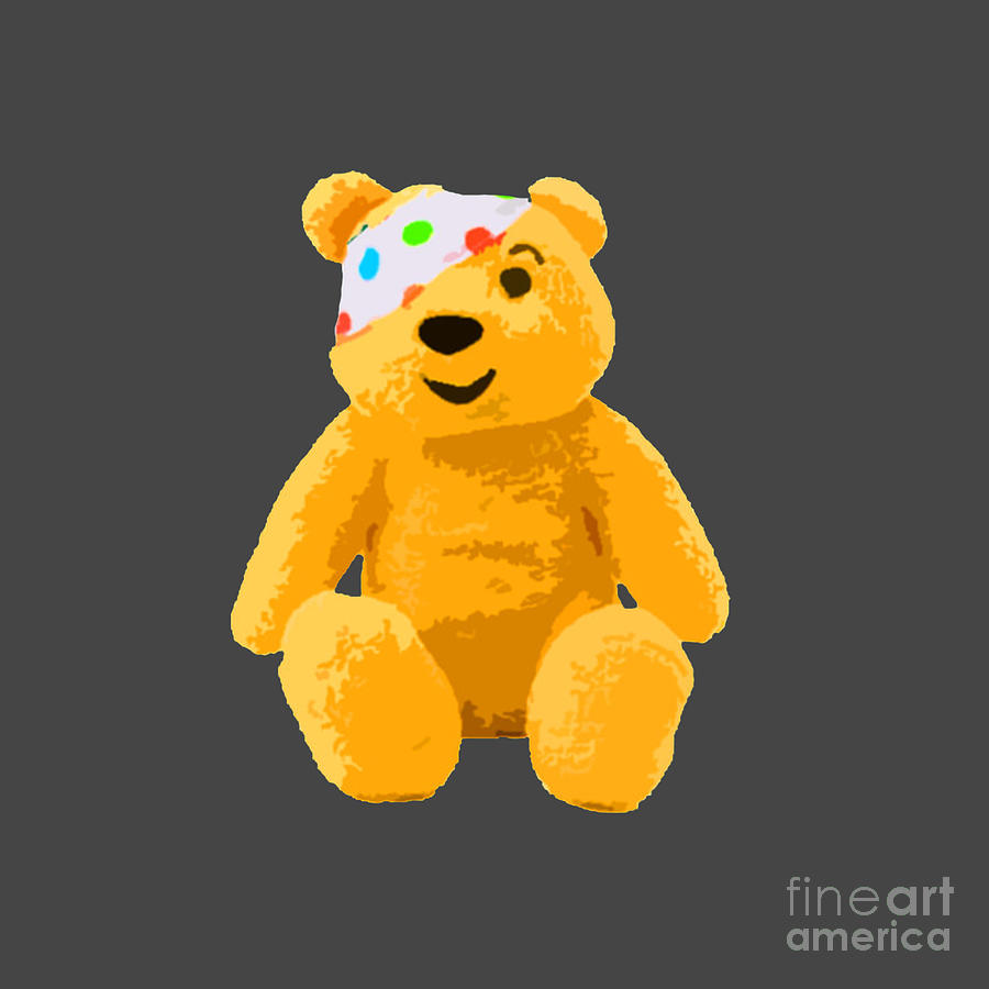 Pudsey Bear Drawing by Maras Gunawan - Fine Art America