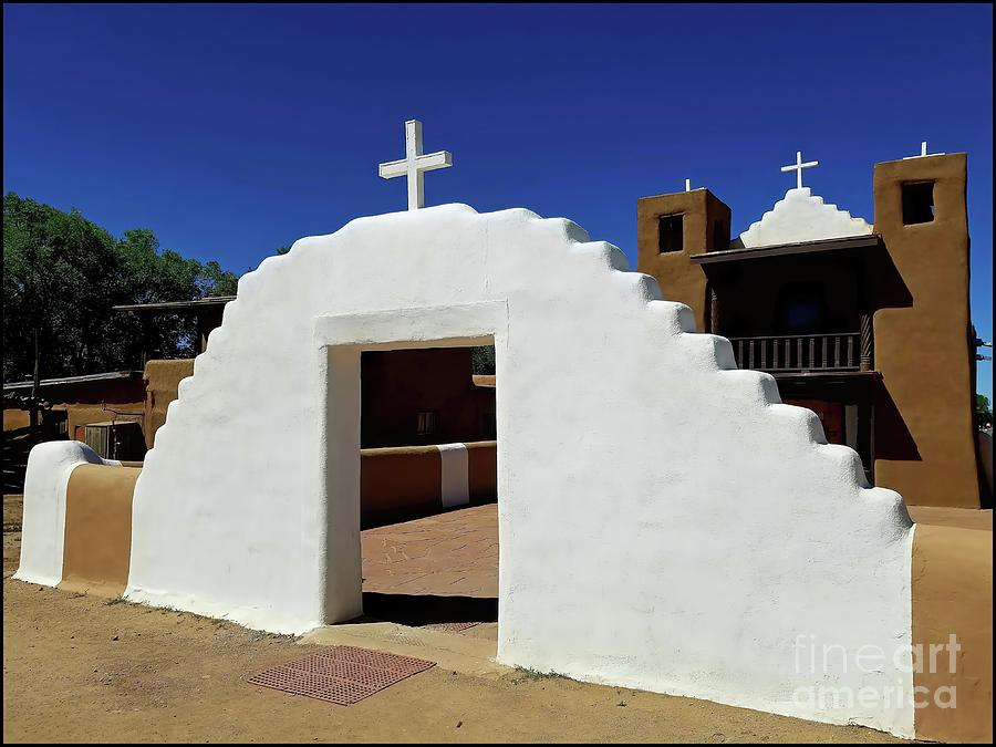 Pueblo de Taos Church Photograph by Jon Burch Photography