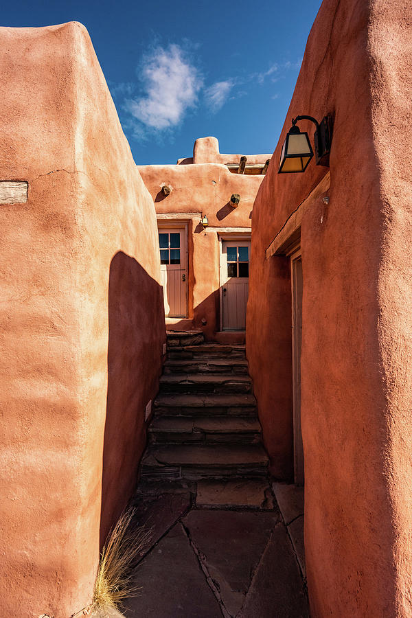 Pueblo Staircase Photograph by Kelly VanDellen