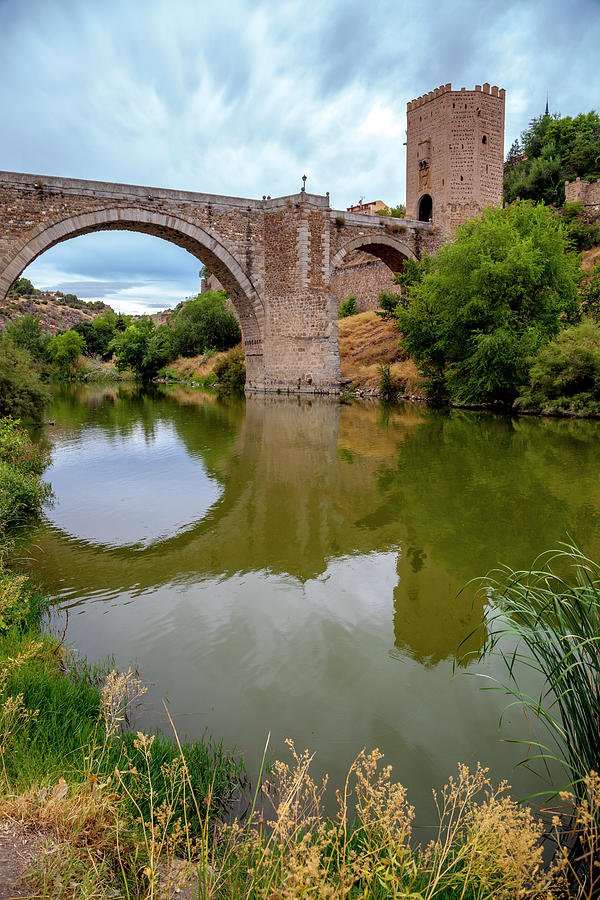 Puente de Alcantara in Toledo Photograph by W Chris Fooshee