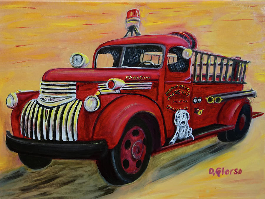 Puerco Valley Engine No. 1 Painting by Dean Glorso