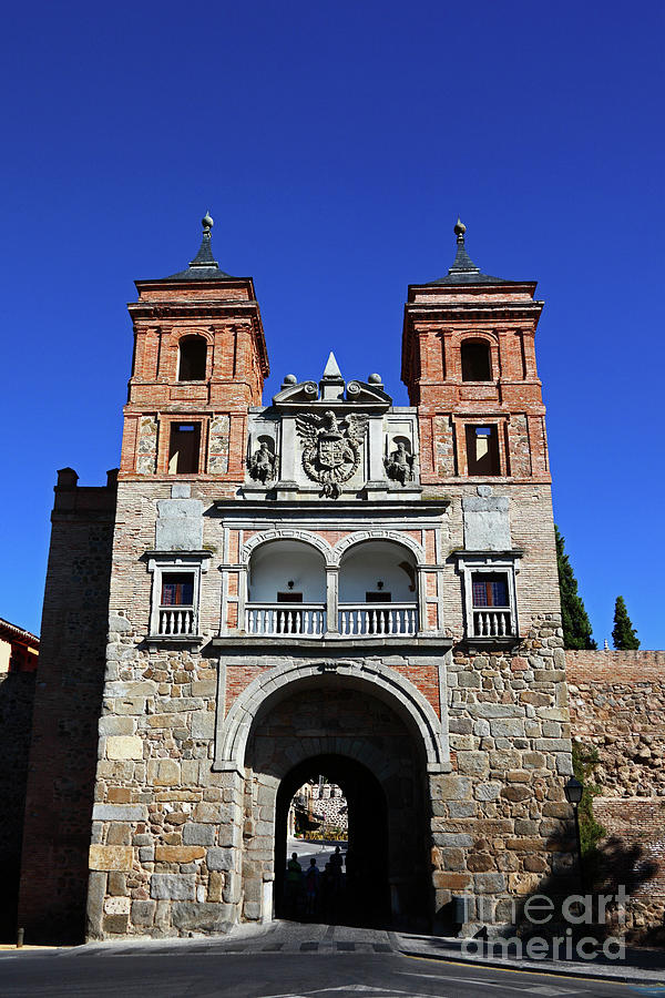 Puerta del Cambron Gateway Toledo Spain Photograph by James Brunker